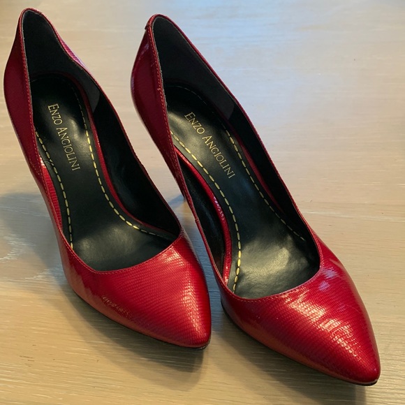enzo angiolini red heels